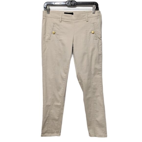 NWT WARDROBE Skinny Cigarette Ankle Pants Tan 26 - Picture 1 of 5